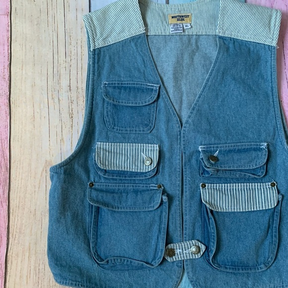 Vintage Northwest Blue Denim Vest - Picture 3 of 10